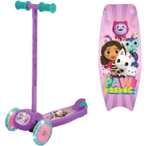 Gabby's Dollhouse Tilt N Turn Scooter With LEDS on OnBuy