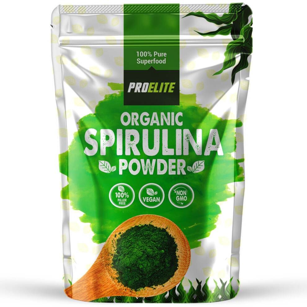 Proelite (250G) Spirulina Powder Organic Natural Superfood Detox