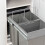 40 Litre Pull Out Under Counter Kitchen Waste Recycling Bin for 400mm 2
