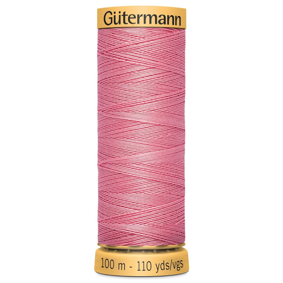 Gutermann Natural Cotton Thread 110yd-Dawn Pink 103C-5110