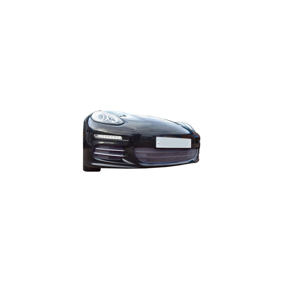 (Silver) Porsche Panamera 970 Facelift - Front Grille Set (2013 To 2016) Silver 5060468075083