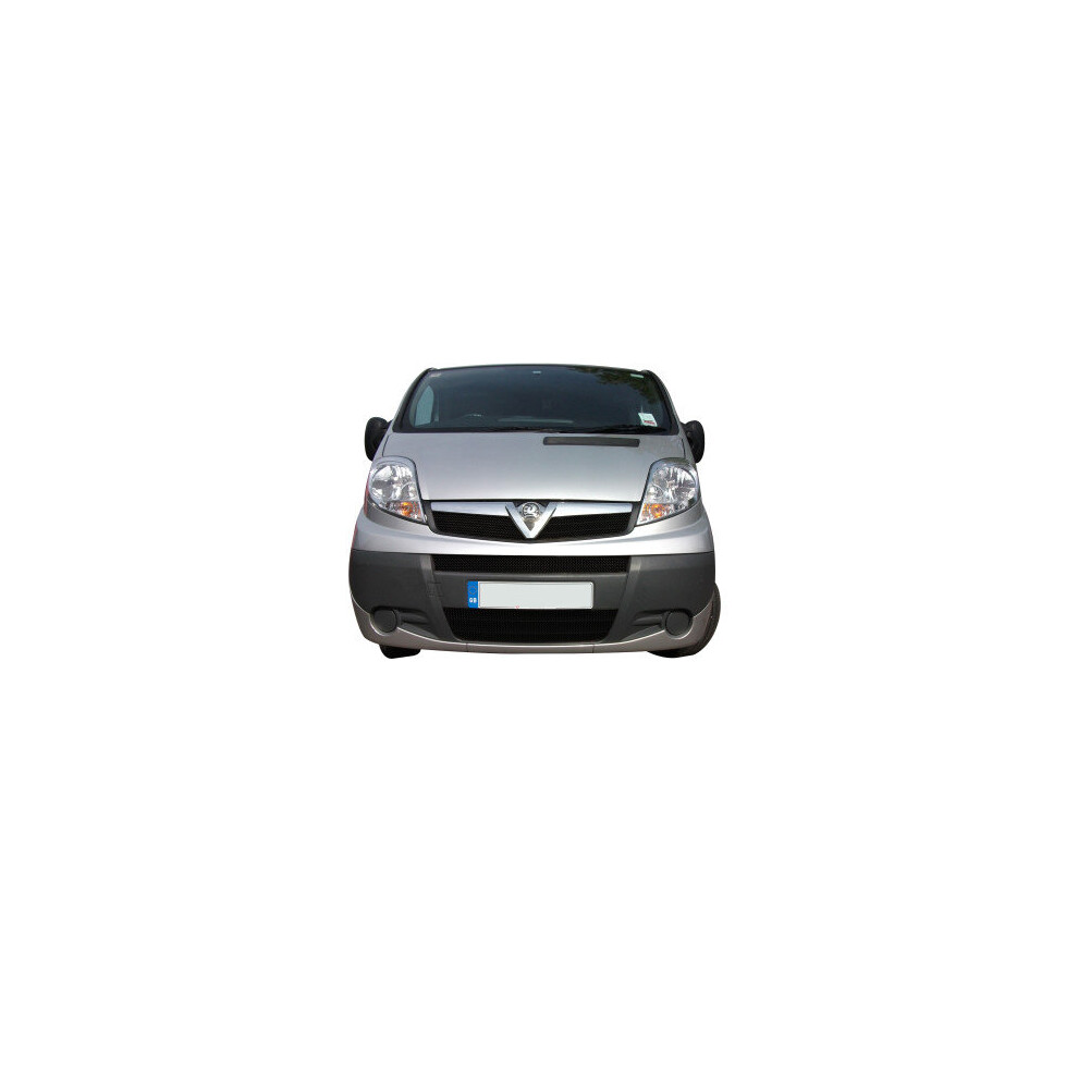 (Black) Vauxhall Vivaro - Front Grille Set (2006-2014) Black 5060448598700