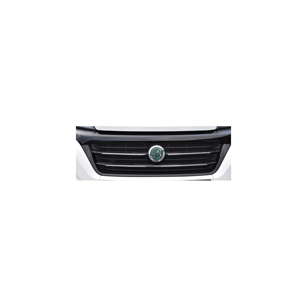 (Black) Fiat Ducato 3Rd Gen Facelift - Upper Grille (2014 - ) Black 5060468072945