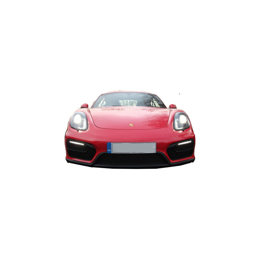 (Black) Porsche Cayman/Boxster 981 Gts - Front Grille Set (2014 To 2016) Black 5060448597550