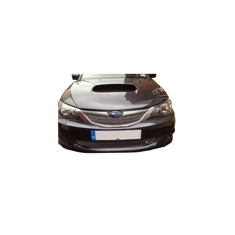 (Silver) Subaru Impreza Wrx 2008 My - Full Grille Set (2008 To 2010) Silver 5060448593705