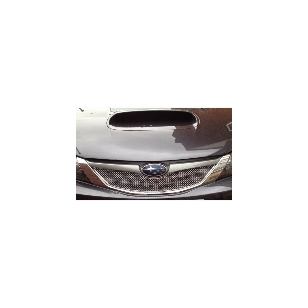 (Silver) Subaru Impreza Wrx 2008 My- Top Grille (2008 To 2010) Silver 5060448593668