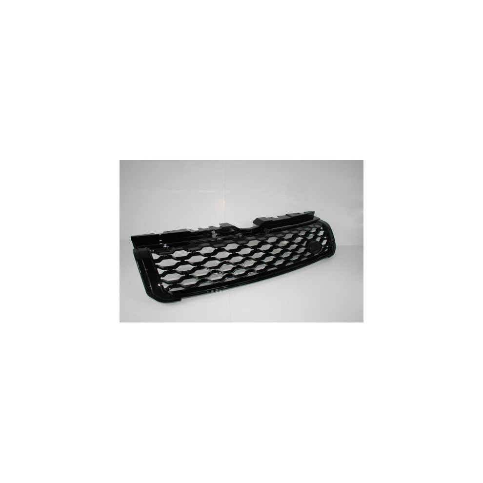 Range Rover Evoque Dynamic Java Gloss Front Grille Upgrade (2011 - 2018) Black 5060468072112