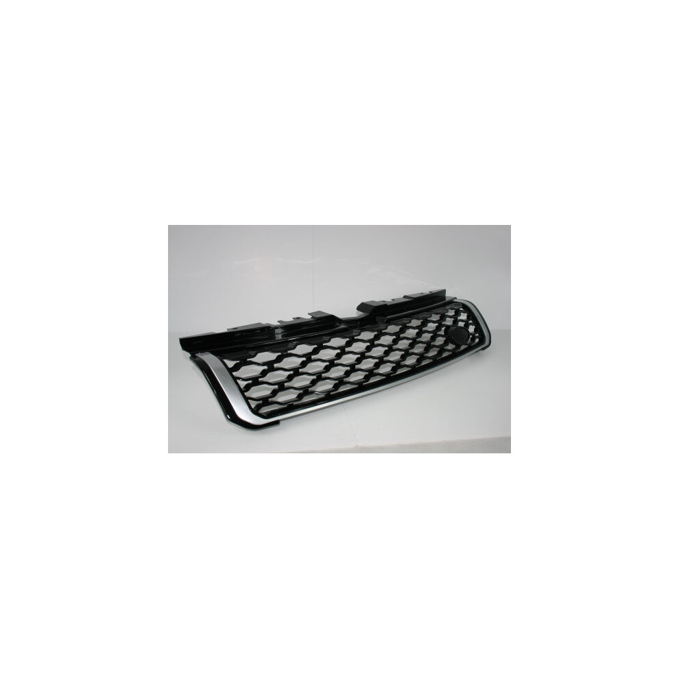 Range Rover Evoque Dynamic Java Gloss With Trim Front Grille Upgrade (2011 - 2018) Black/Silver 5060468072129