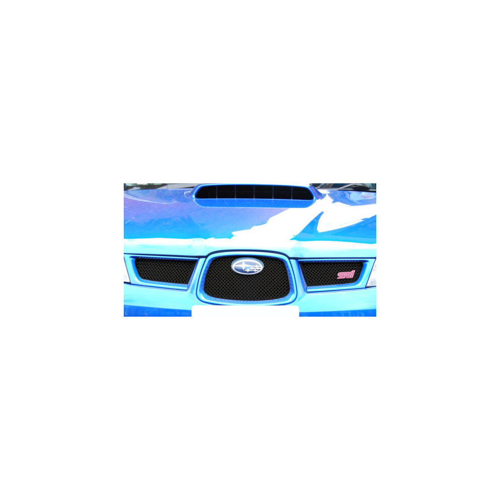 (Black) Subaru Impreza Hawkeye - Top Grille Set (2006 To 2007) Black 5060448598045
