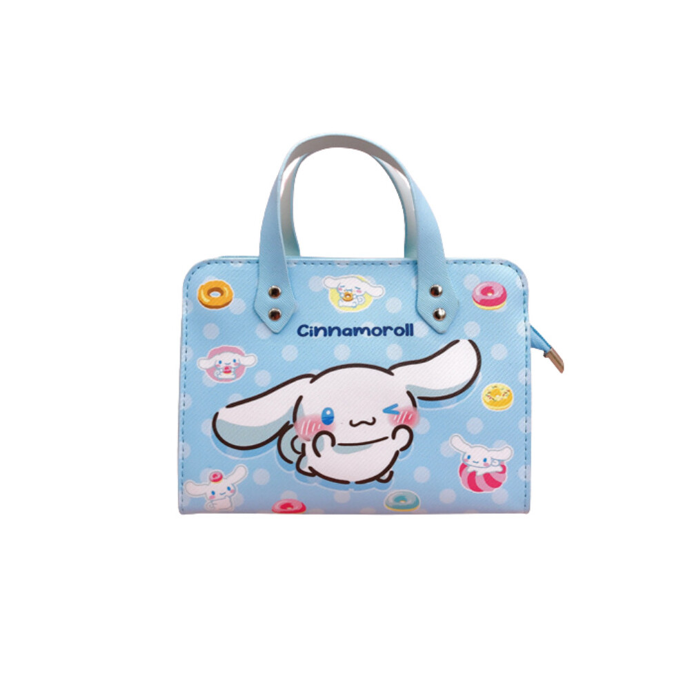 (Cinnamoroll) Sanrio Melody Cinnamoroll Kitty Handbag Crossbody Shoulder Bag School Travel