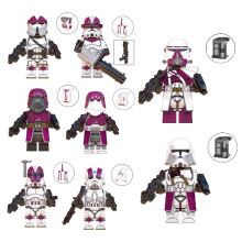 8pcs Star Wars Nova Corps Clone Troopers Minifigure Building Blocks Puzzle Toy