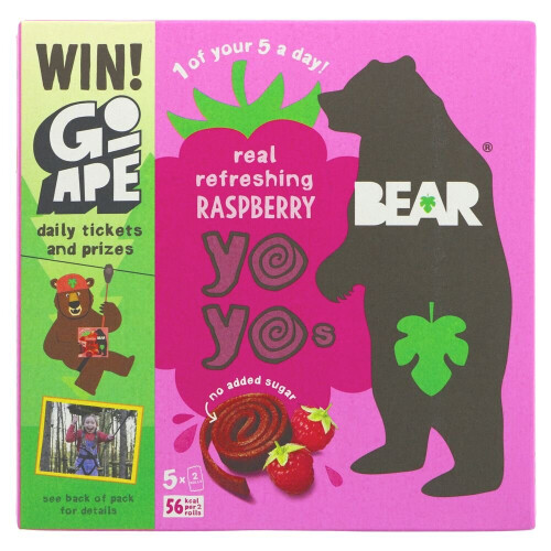 Bear Yoyos - Raspberry Multipack 20g ( pack of 12 ) 1