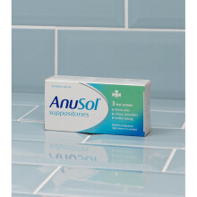Anusol Suppositories TreatmentHaemorrhoids ShrinksPiles 3 Way Action-24 Pack