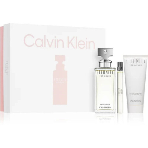 Calvin Klein Calvin Klein Eternity CK 3pc Gift Set 100ml Eau De Parfum Spray