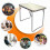 (WHITE) MDF WOODEN TOP FOLDING DINING TABLE 3