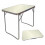 (WHITE) MDF WOODEN TOP FOLDING DINING TABLE 1