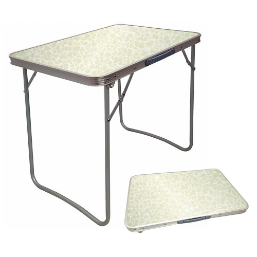 (WHITE) MDF WOODEN TOP FOLDING DINING TABLE