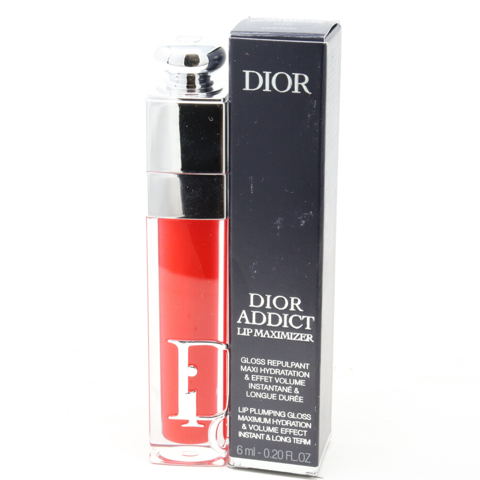 (15 Cherry) Dior Addict Lip Maximizer Plumping Gloss  0.20oz/6ml New With Box