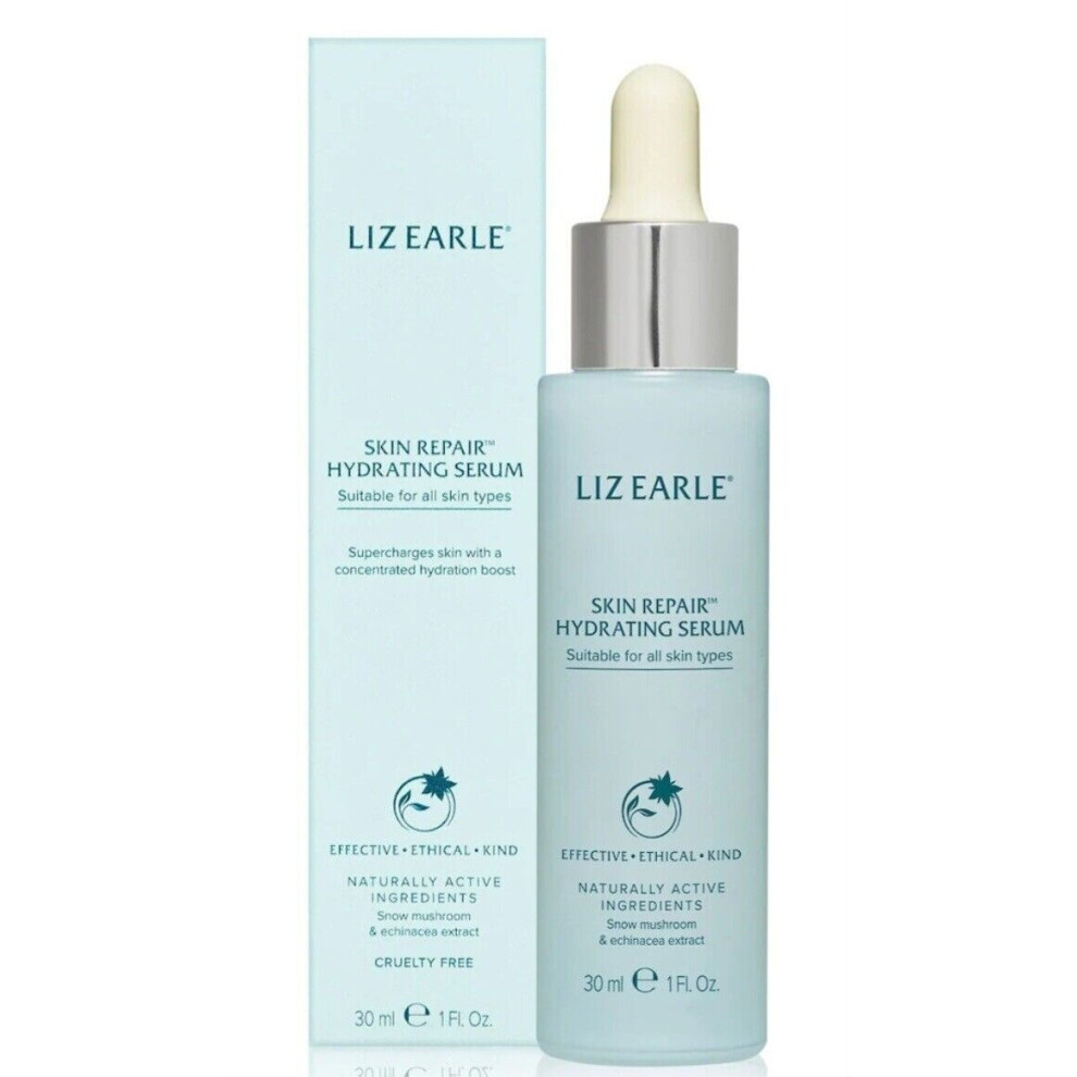 Liz Earle Skin Repair Hydrating Serum Moisturiser For All Skin Types 30ml Boxed - Image 10