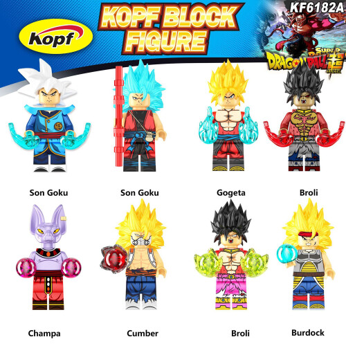 (8PCS-I) 16PCS Dragon Ball Mini figure Building Blocks Fit Lego Kids ...