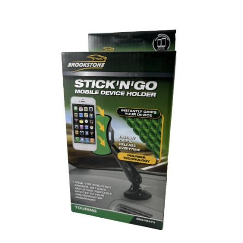 Brookstone Universal Windscreen in Car Suction Mount Dashboard Holder GPS PDA Mobile Phone