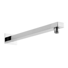 400mm Rectangular Chrome Wall Mounted Shower Arm