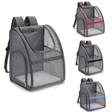 (black) Pet Carrier Cat Kitty Carrier Dog Puppy Carrier Full Net Breathable