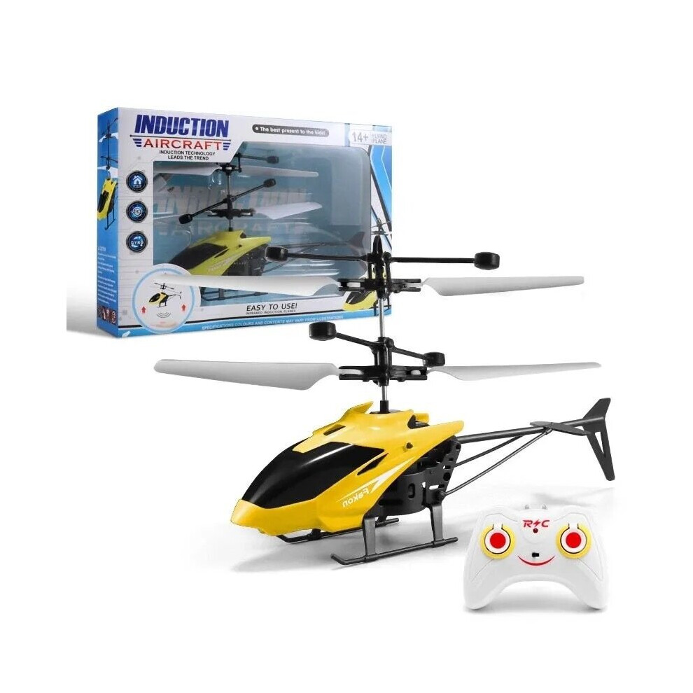 Yy (Yellow) Remote Control Helicopter Rc Aircraft Children's Outdoor Rc Aircraft Yellow