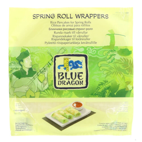 Blue Dragon Springroll Wrappers 134g ( pack of 6 ) 1