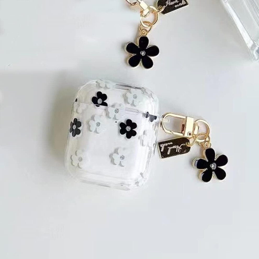 Airpods 2Nd & 1St Generation Case Earbuds Case Protective Cover Skin With Keychain Airpods Accessories Compatible With Airpods Charging Case 2 & 1 7042558498307