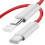 OnePlus Câble USB-C 6.5A OnePlus Original Warp Charge 1m - Rouge 1