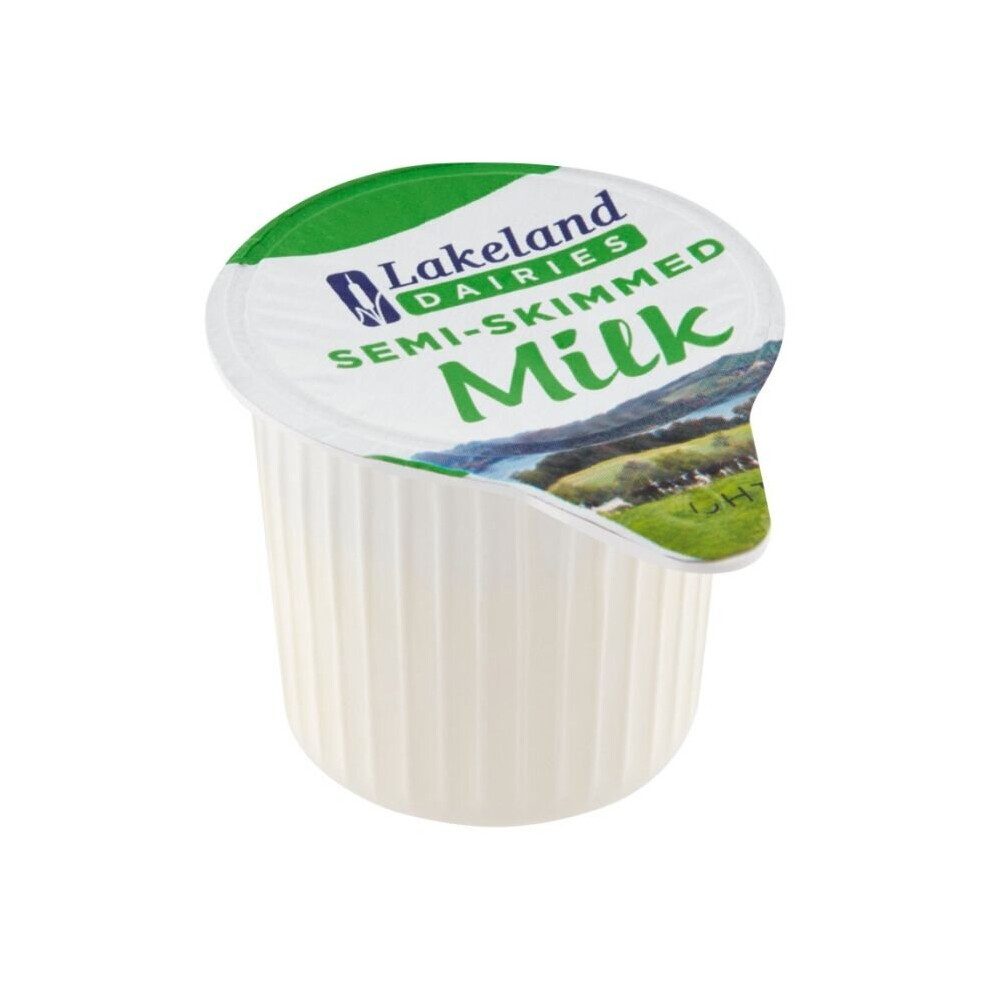 Lakeland Semi Skimmed UHT Milk Pots (120 Pots)