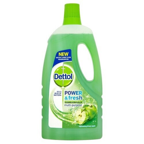 Dettol Dettol Power and Fresh Multi Purpose Cleaner, Green Apple, 1L