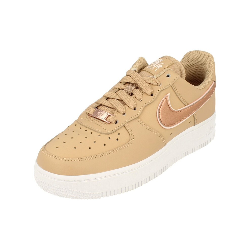 Nike Air Force 1 07 ESS Womens Trainers DD1523 Sneakers Shoes (uk 3.5 us 6 eu 36.5, hemp metallic rose gold 200)