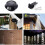 6 Pack Solar Powered Led Gutter Lights, Fence, Garden, Yard, Wall 6