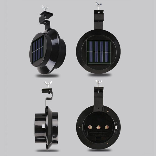 6 Pack Solar Powered Led Gutter Lights, Fence, Garden, Yard, Wall 2