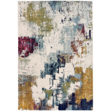 (Medium 120x170cm) Nova Abstract Rugs NV22 in Mustard