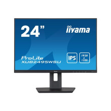 iiyama ProLite XUB2495WSU-B5 - LCD monitor - 24" - 1920 x 1200 @ 60 Hz - IPS - 300 cd/m - 1000:1 - 5 ms - HDMI, VGA, Di