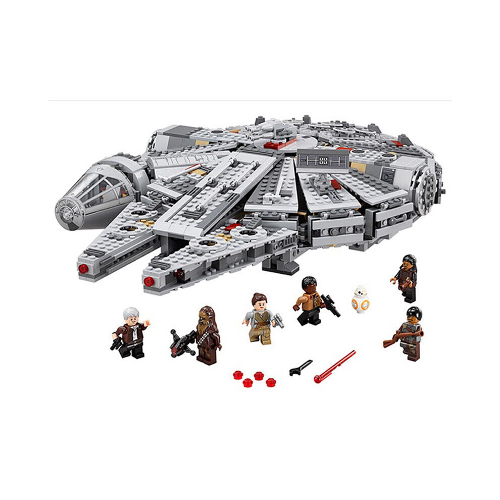 Children's building blocks early education toy Star Wars Millennium Falcon