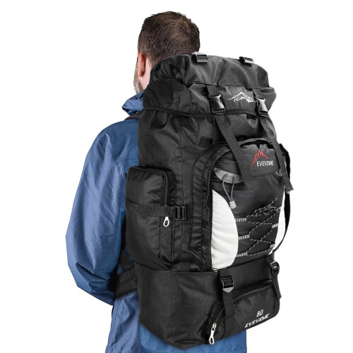 80L Extra Large Hiking Camping Backpack Rucksack Waterproof Travel Bag on OnBuy 80L Extra Large Hiking Camping Backpack Rucksack Waterproof Travel Bag on OnBuy
