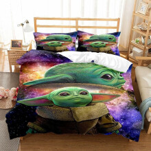 (Color 05, Double (200X200CM)/3PCS) Yoda Bedding Single Double King Duvet Cover UK