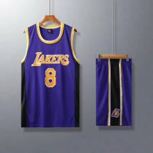 (Purple 8#, 130cm) Lakers Kobe Bryant adult and children's jersey set