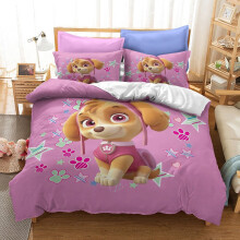 (Style 22, Double (200X200CM)/3PCS) Paw Patrol Dog Bedding Single Double Duvet Cover
