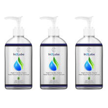 In2Lube Vegan Friendly Organic Water Based Lubricant 3 X 250ML