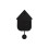 Karlsson (Black) Karlsson Modern Cuckoo Wall Clock 2