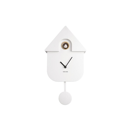 Karlsson (White) Karlsson Modern Cuckoo Wall Clock