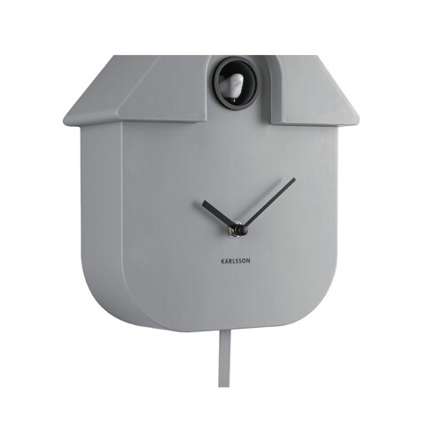 Karlsson (Mouse Grey) Karlsson Modern Cuckoo Wall Clock 2