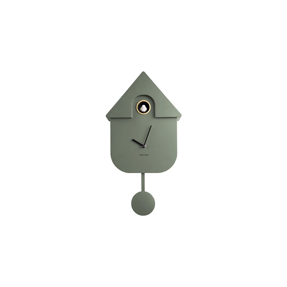 Karlsson (Jungle ) Modern Cuckoo Wall Clock Green