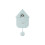 Karlsson (Soft Blue) Karlsson Modern Cuckoo Wall Clock 1