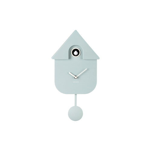 Karlsson (Soft Blue) Karlsson Modern Cuckoo Wall Clock